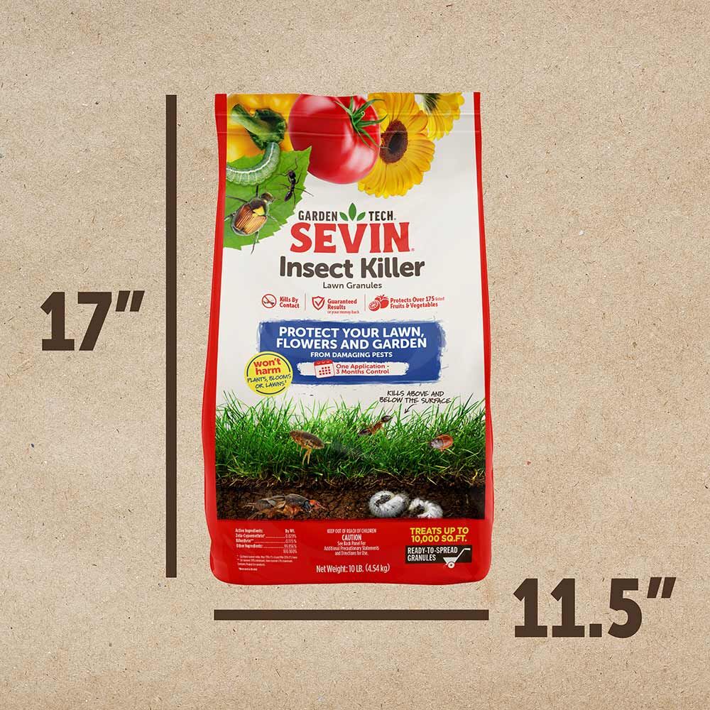 Sevin Insect Killer Lawn Granules, 10-Lb