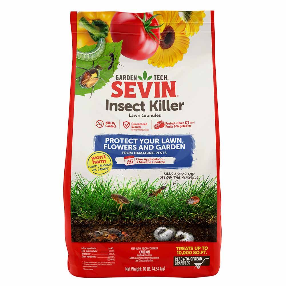 Sevin Insect Killer Lawn Granules, 10-Lb