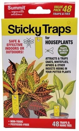 Summit Sticky Traps For House Plants, 48-Ct