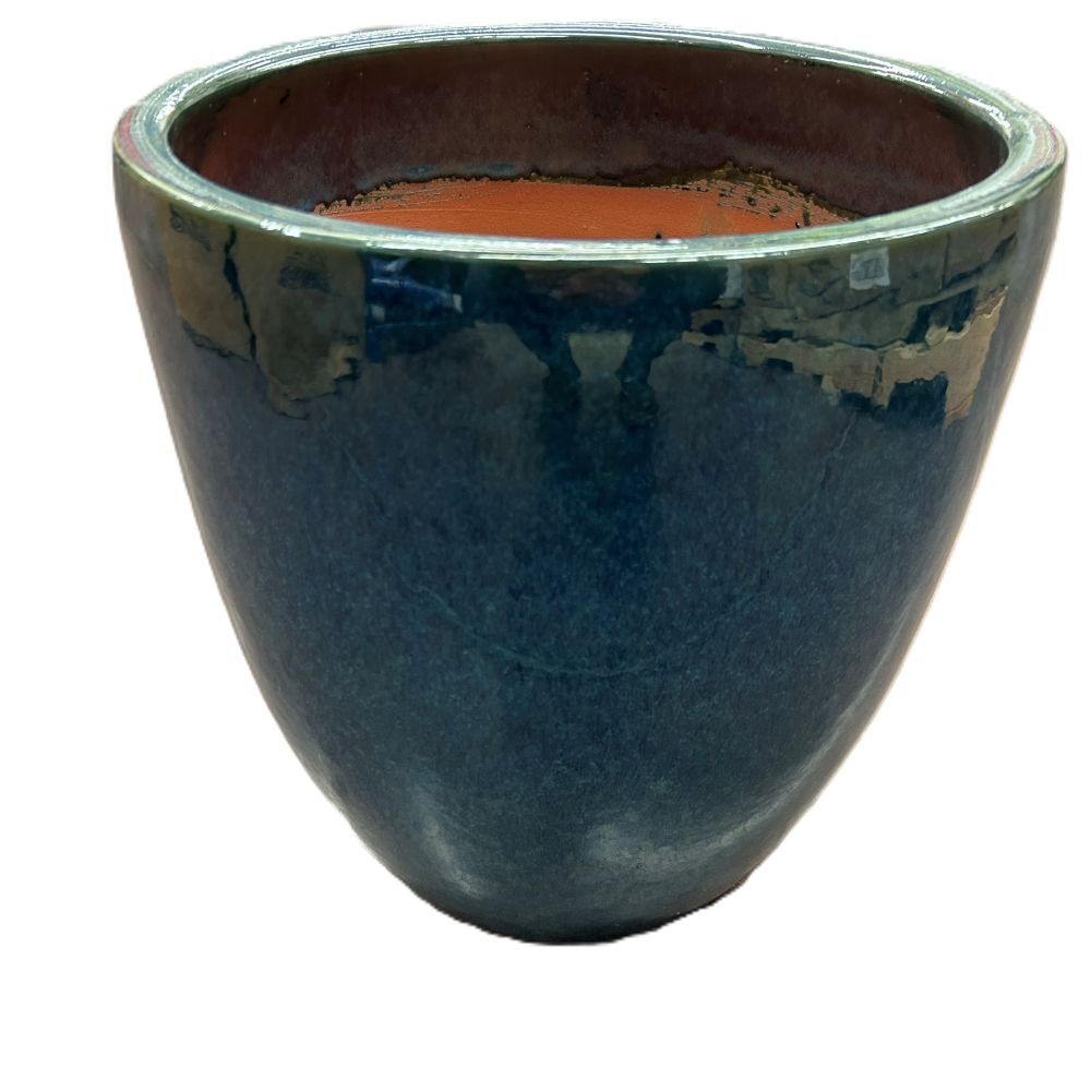 Pacific Home & Garden Milano Cone Green Pot, 12-In