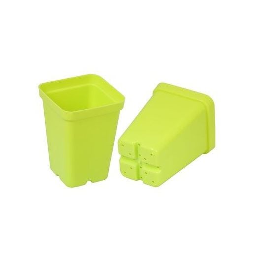 Sunpack 2.5" Square Pot, Lime Green - Image 2