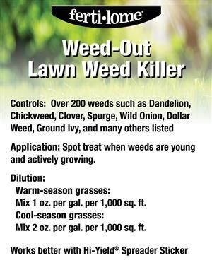 Ferti-Lome Weed-Out Lawn Weed Killer, 32-Oz