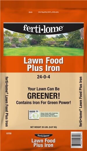 Ferti-Lome Lawn Food Plus Iron, 20-lb