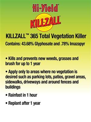 Hi-Yield KILLZALL 365 Total Vegetation Killer, 1-Gal