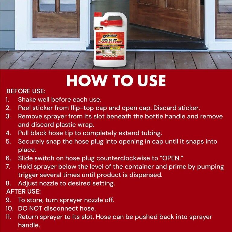 Spectracide Bug Stop Home Barrier, 1-Gal