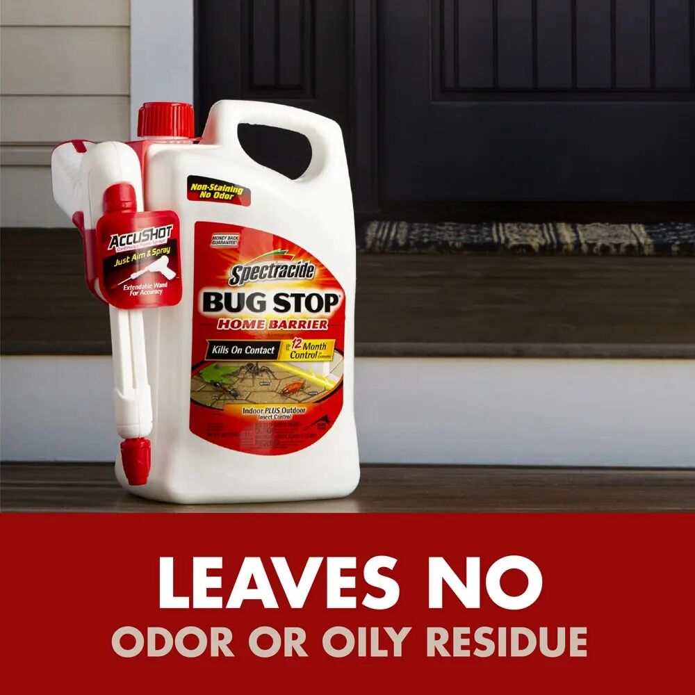 Spectracide Bug Stop Home Barrier With Accushot Sprayer, 1.33-Gal