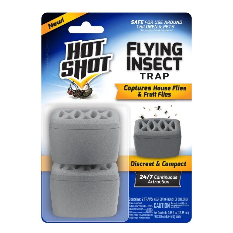 Hot Shot Flying Insect Trap, 2-Pk