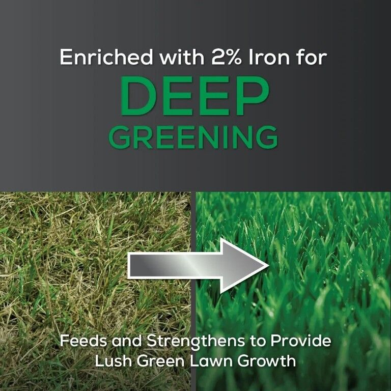 GreenPeak Lawn Food PLUS Iron, 32-Lb