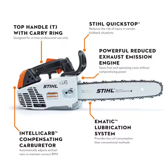 STIHL MS194 T Chain Saw, 14-In