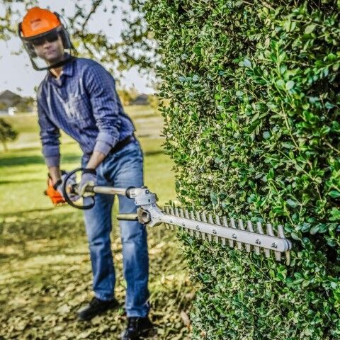STIHL KombiSystem HL-KM 145° Adjustable Hedge Trimmer Attachment, 20 in.