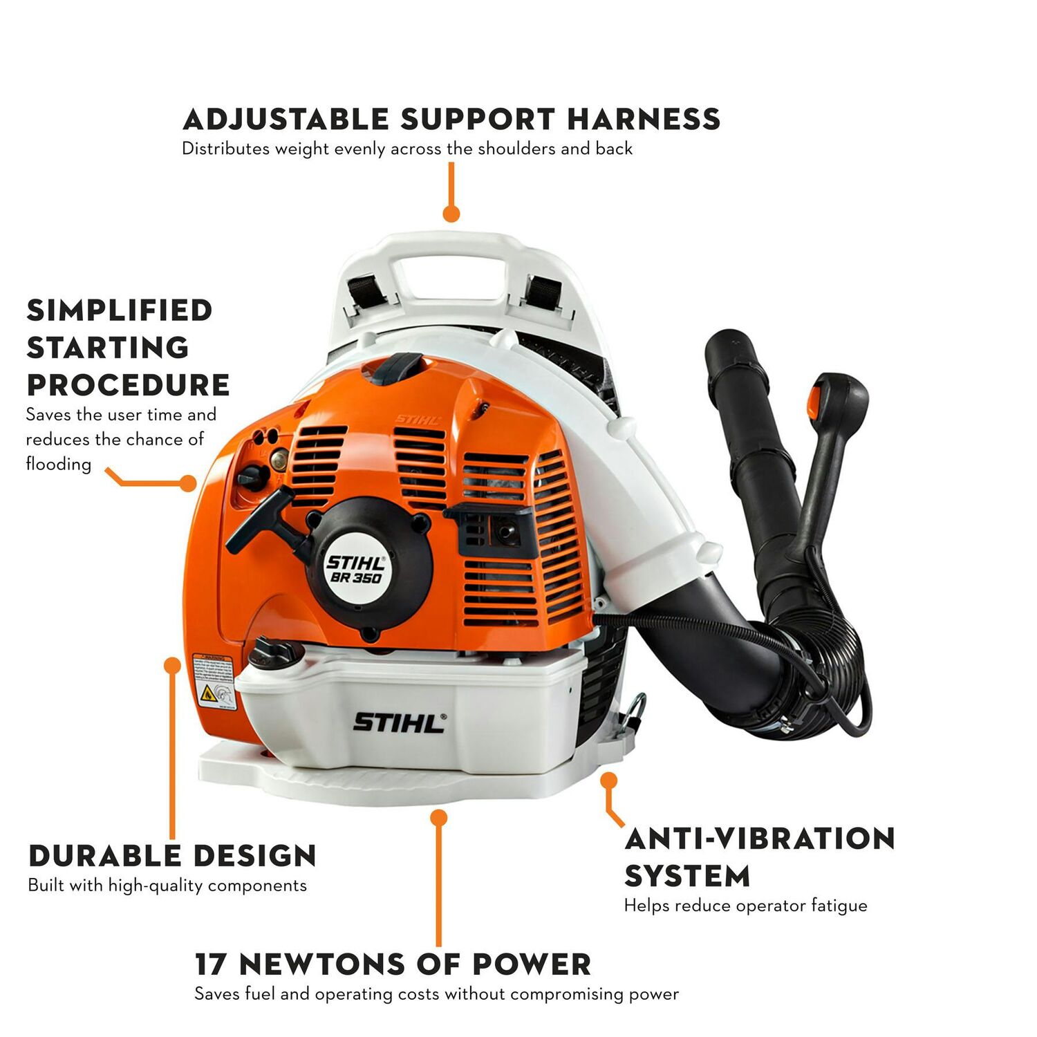 Stihl BR 350 Backpack Blower