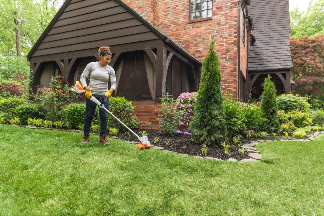STIHL FSA 57 Battery Powered String Trimmer Kit With AK 20 Battery, 11 in.