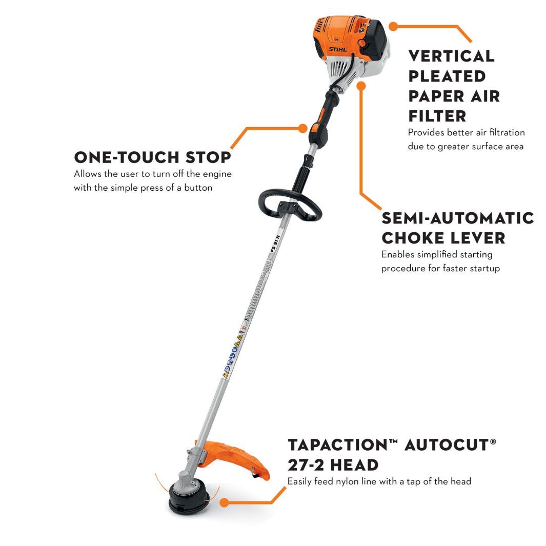 STIHL FS 91 R Gas String Trimmer, 16.5 in.