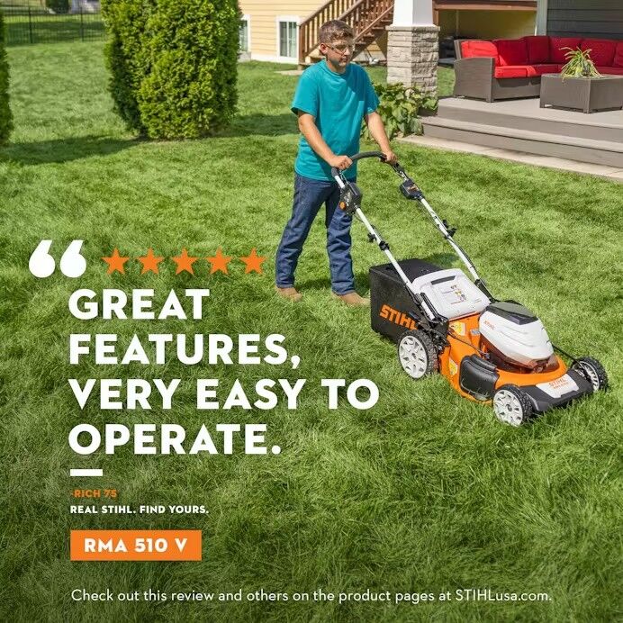STIHL RMA 510 V Battery Powered Lawn Mower (Tool Only)