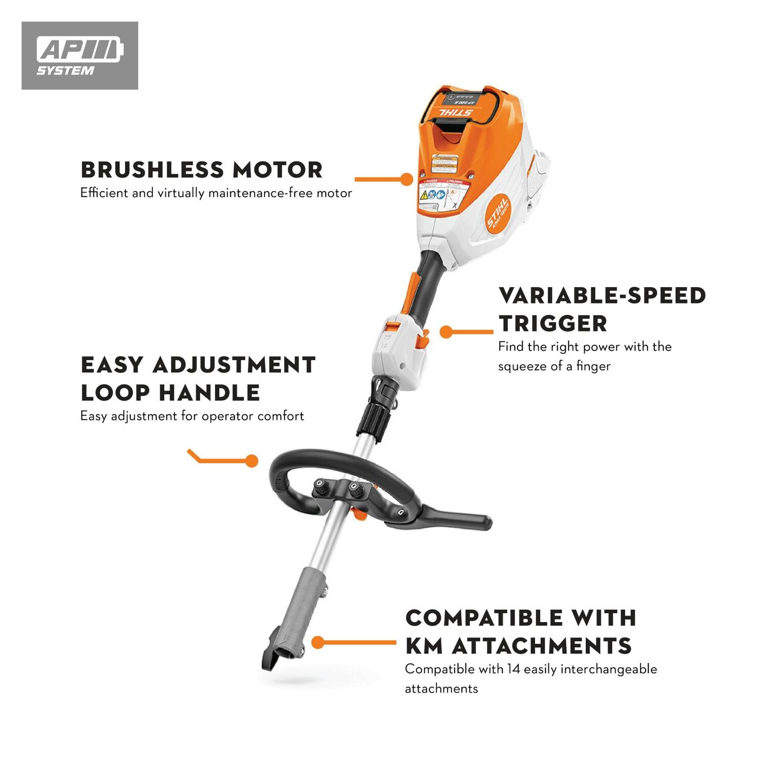 STIHL KMA 120 R Battery Powered KombiMotor (Tool Only)