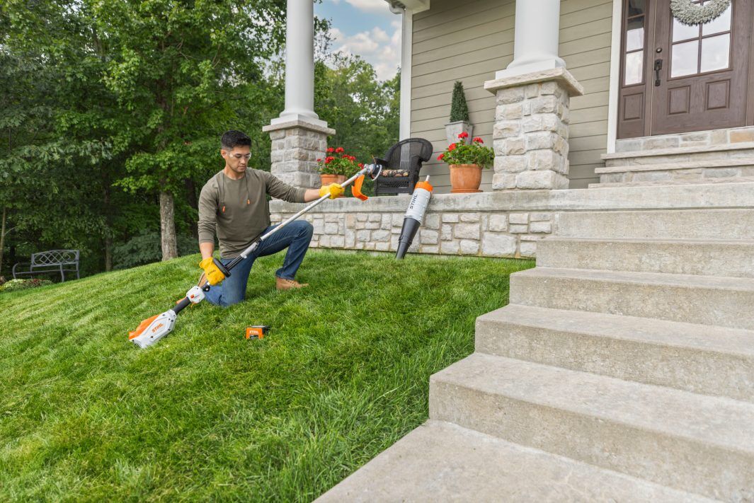 STIHL KombiSystem KMA 80 R Battery Powered KombiMotor Kit With FS-KM String Trimmer Attachment