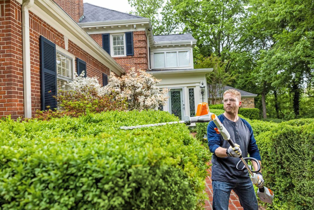 STIHL HLA 56 Battery Powered Extended-Reach Hedge Trimmer, 18 in. (Tool Only)