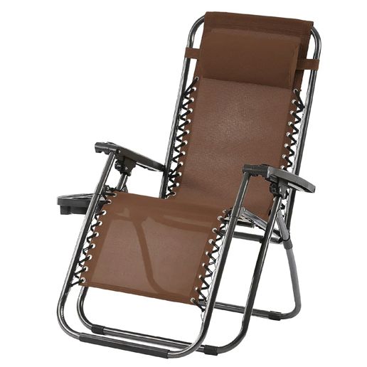 Trappers Peak Adjustable Zero Gravity Folding Chair With Cup