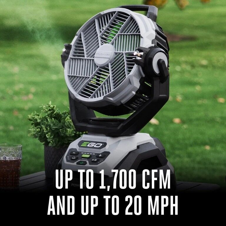 EGO POWER+ 10-In Oscillating Misting Fan