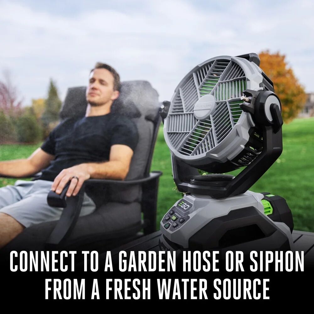 EGO POWER+ 10-In Oscillating Misting Fan