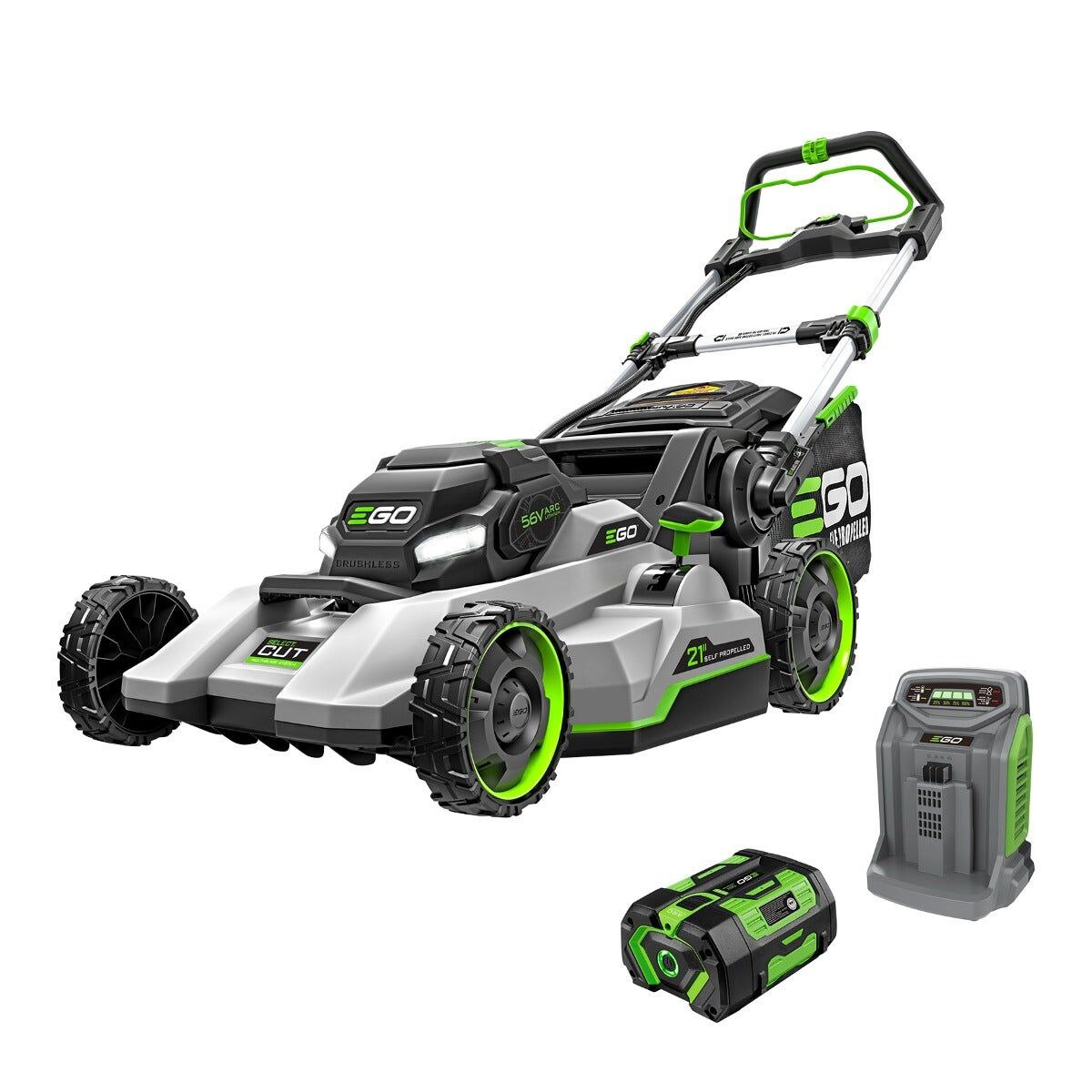EGO POWER+ 800 Series Select Cut 21-In Battery Powered Touch Drive Walk Behind Lawn Mower
