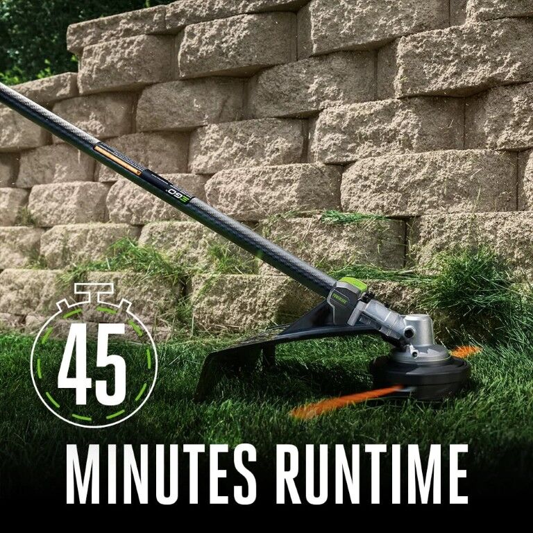 EGO POWER+ Multi-Head Battery Powered PowerLoad String Trimmer Kit, 16 in.