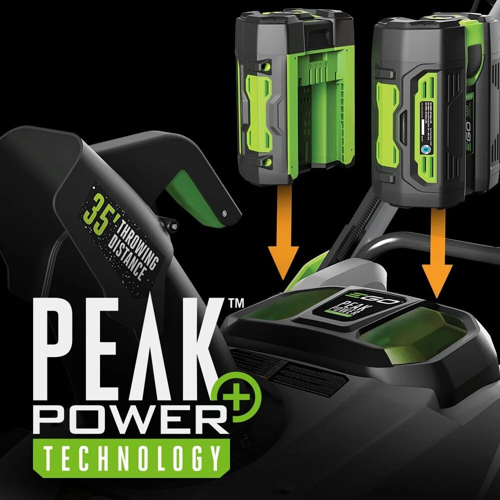 EGO POWER+ Battery Powered Single Stage Peak Power Snow Blower, 21-In