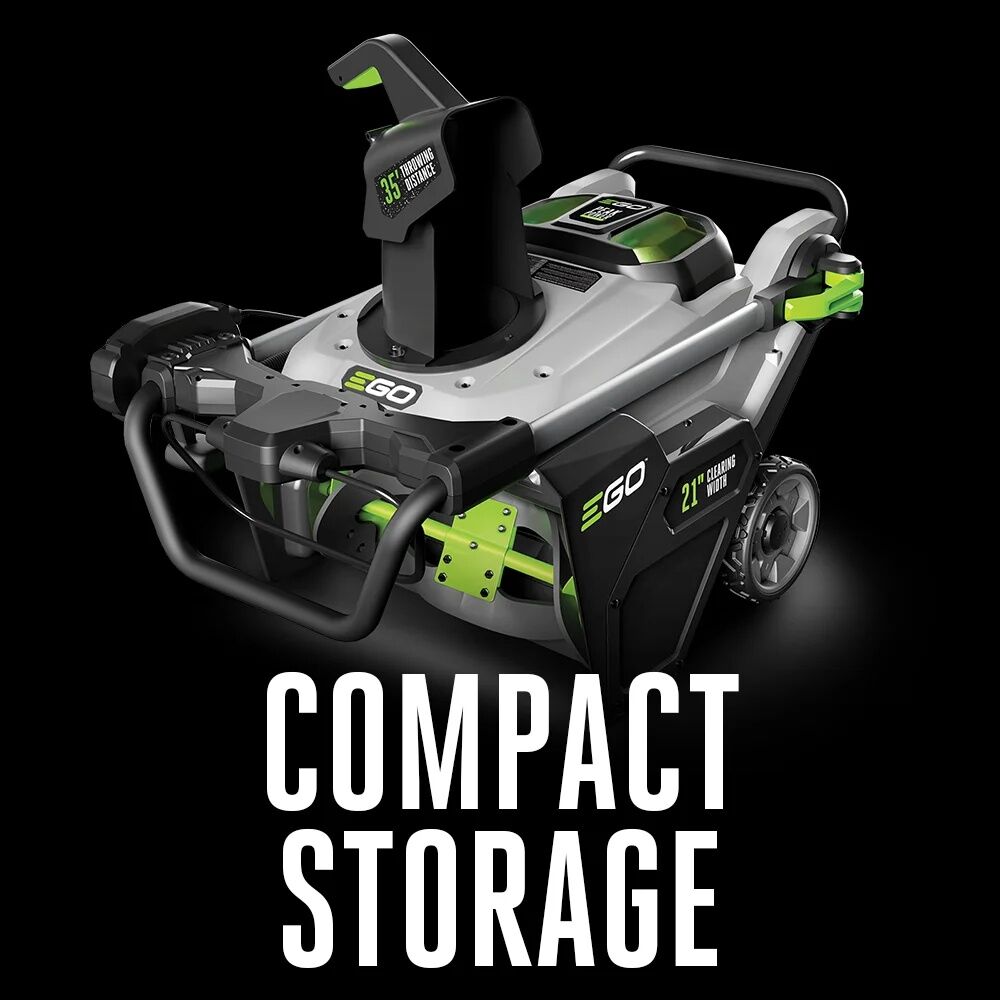 EGO POWER+ Battery Powered Single Stage Peak Power Snow Blower, 21-In