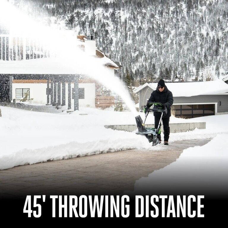 EGO POWER+ Battery Powered Single Stage Auger-Propelled Peak Power Snow Blower, 21-In