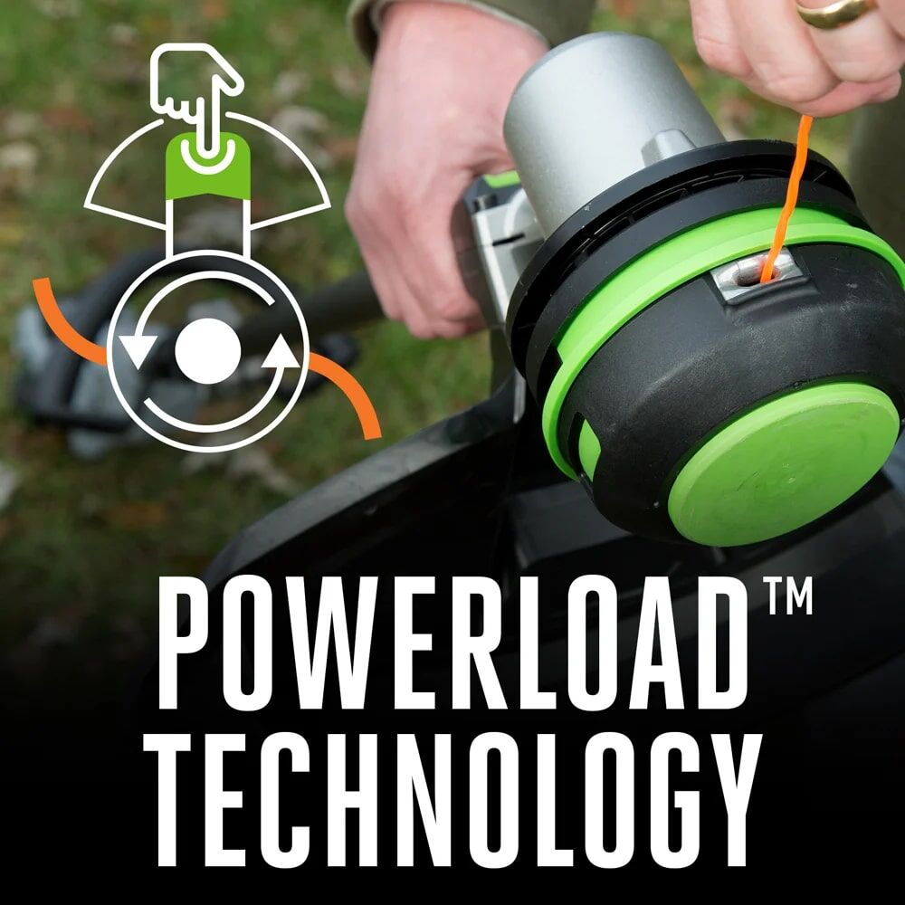EGO POWER+ Battery Powered PowerLoad String Trimmer With 4.0-Ah Battery, 15 in.