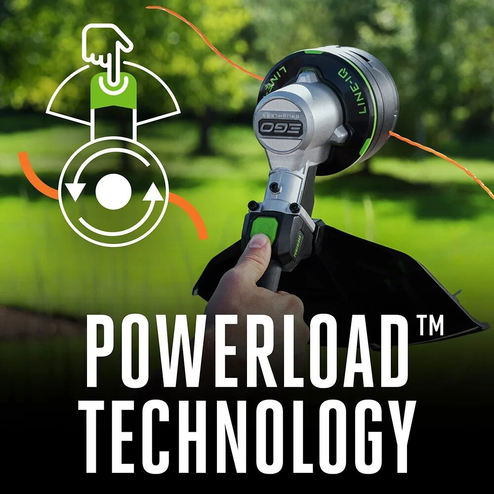EGO POWER+ Line IQ Battery Powered PowerLoad Sting Trimmer Kit, 16 in.