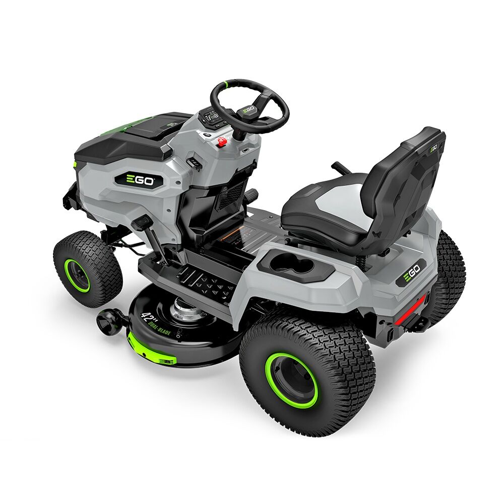 EGO POWER+ T6 42-In Battery Powered Riding Tractor Lawn Mower Kit