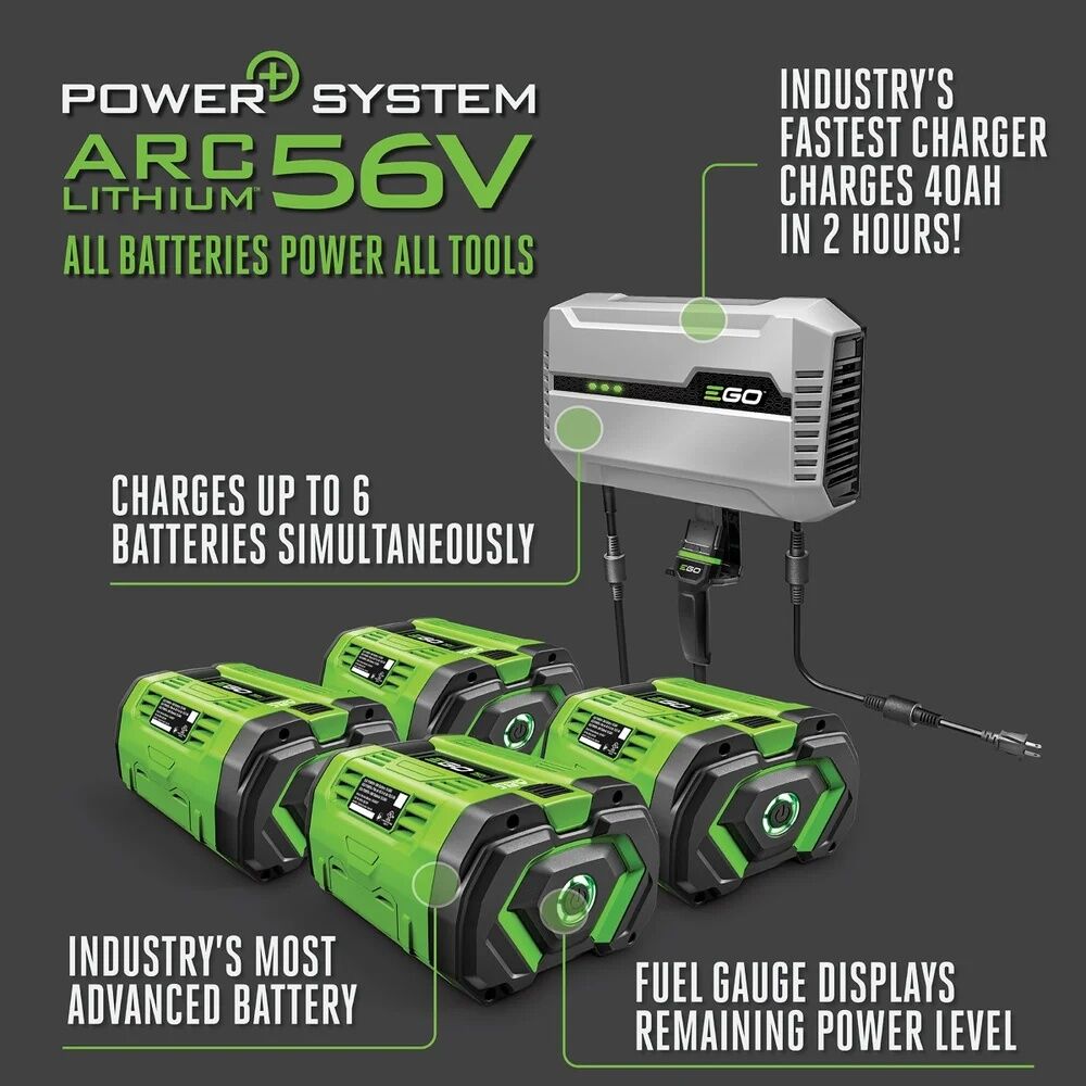 EGO POWER+ Z6 42-In Battery Powered Riding Zero Turn Lawn Mower Kit