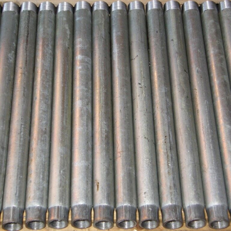 B.A. Fischer Galvanized Riser, 1-In MPT x 3/4-In FPT x 18-In