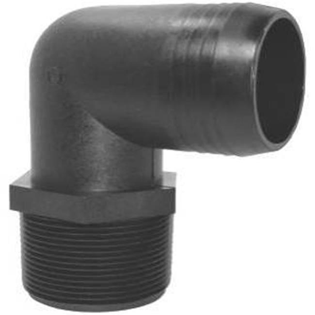 Green Leaf 90º Elbow, 3/4-In MNPT X 3/8-In Hose Barb