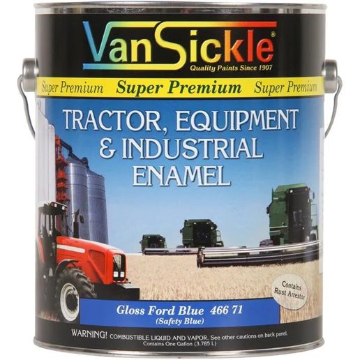 Implement Blue Paint Van Sickle Paint Tractor & Equipment Enamel Spray Paint Gloss Ford Blue ...