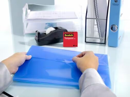 Scotch Transparent Tape Dispensered Roll