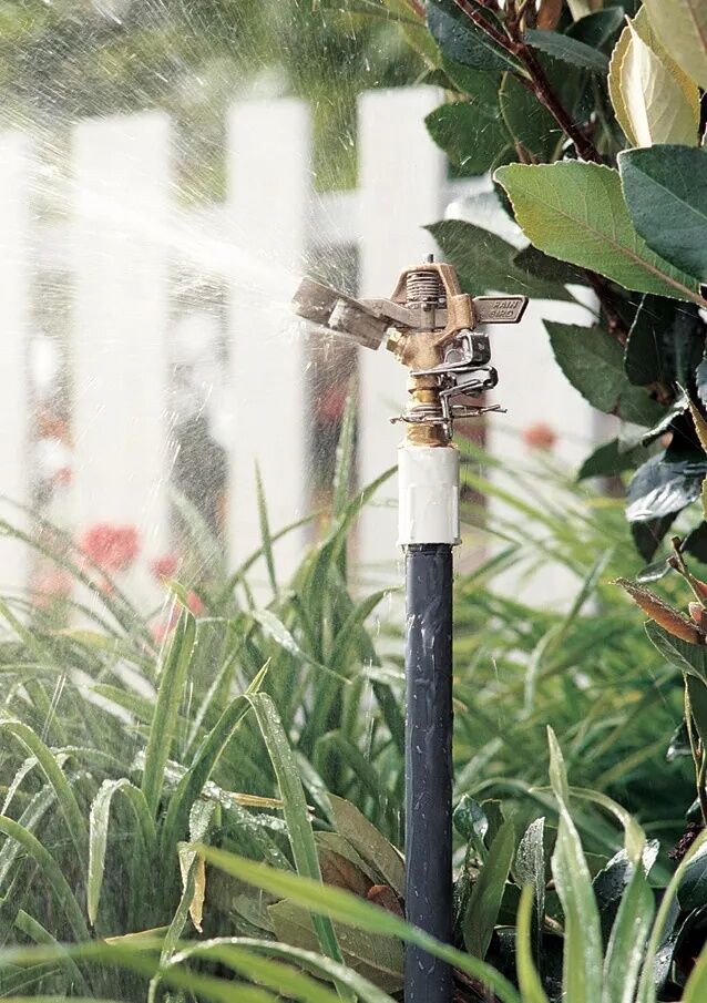 Rain Bird 1/2-In Brass 20°-360° Pattern Impact Sprinkler, 41-Ft
