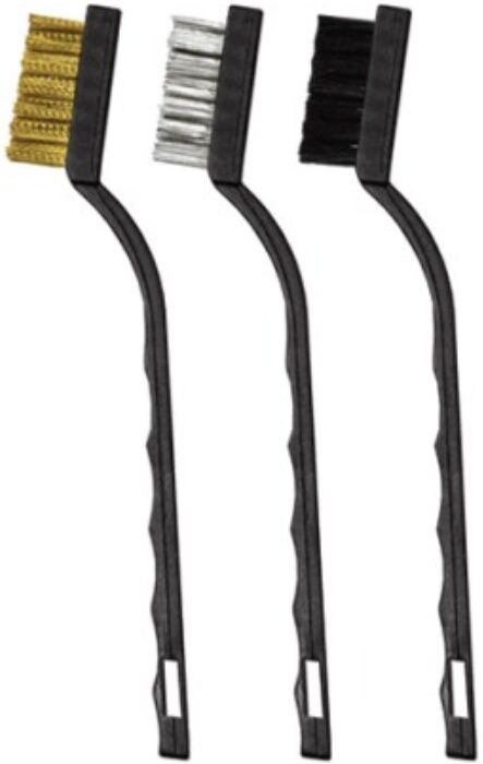 S.M. Arnold Toothbrush Style Detail Scratch Brushes, 3-Pk