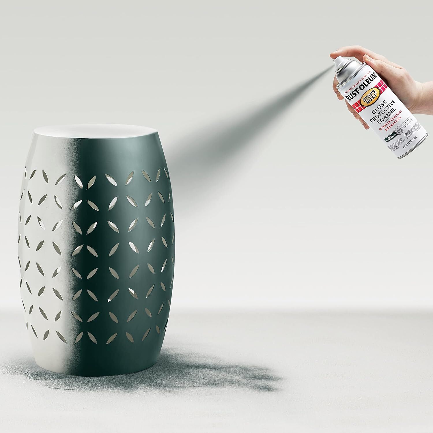 Rust-Oleum Stops Rust Spray Paint Gloss Dark Hunter Green, 12-Oz