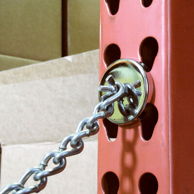 Magnet Source Heavy Duty Round Base Magnet, 65-Lb Pull