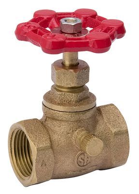 ProLine Lead-Free Brass Threaded Stop & Waste Valve, 1/2-In