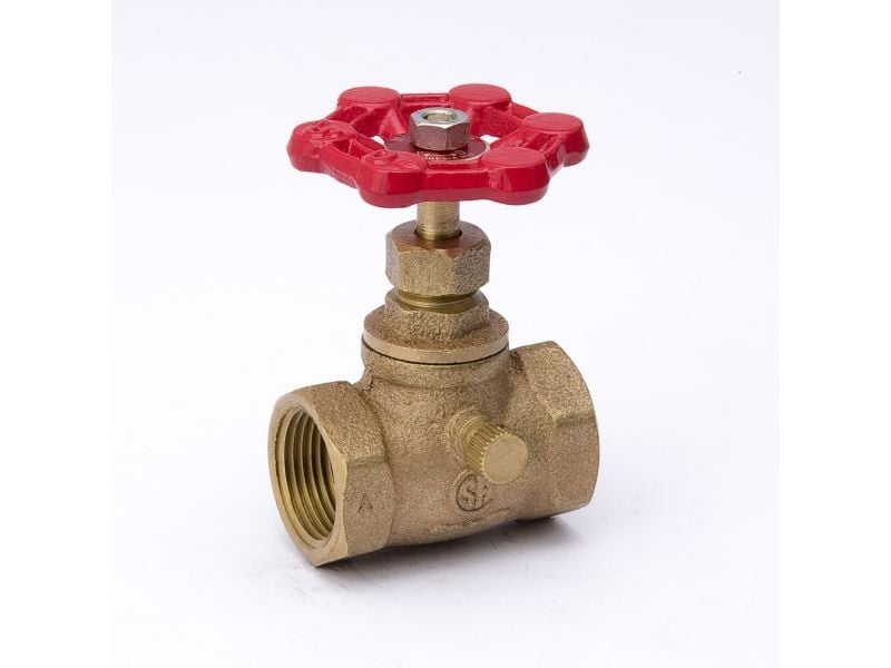 ProLine Brass Lead Free Stop And Waste Valve, 3/4-In FIP X 3/4-In FIP