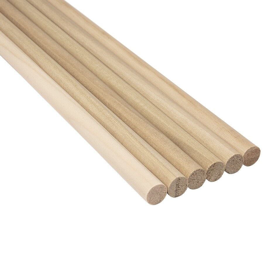 Madison Mill Round Poplar Dowel, 1/2-In x 36-In