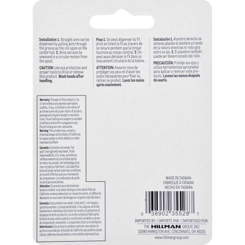 Hillman Hobby Wire Brass, #28 x 75-Ft, 2-Lb