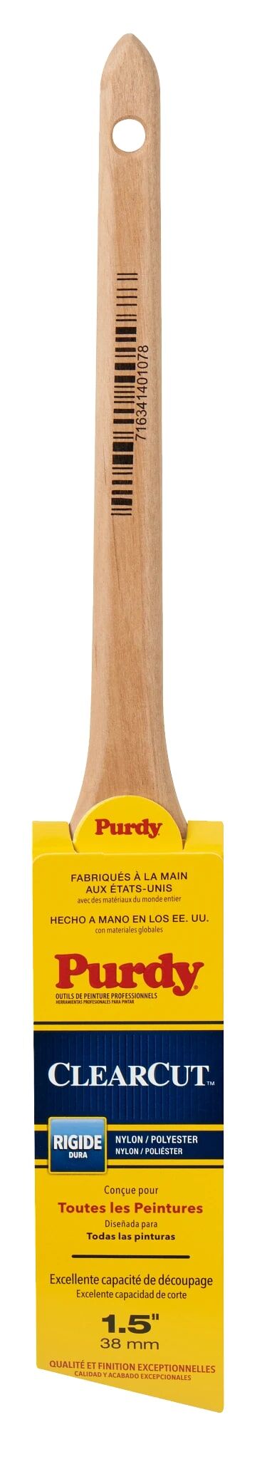 Puddy Clearcut Dale Paint Brush, 1.5-In
