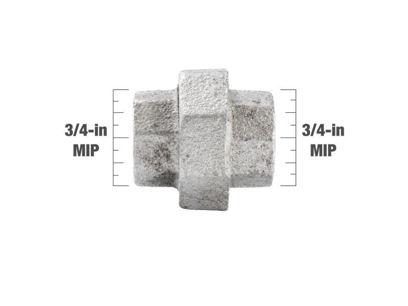 BK Products Galvanized Union, 3/4-In FIP