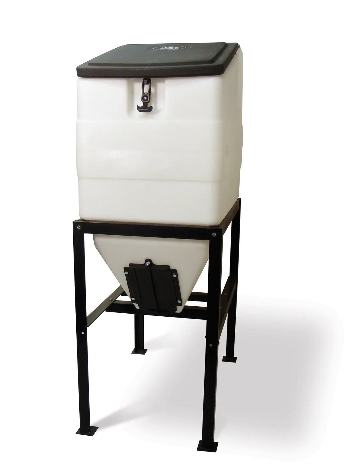 High Country Plastics Feed Bin With Stand, 270-Lb