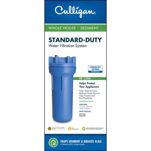 Culligan Sediment Filter Housing Opaque Inlet/Outlet, 3/4-In