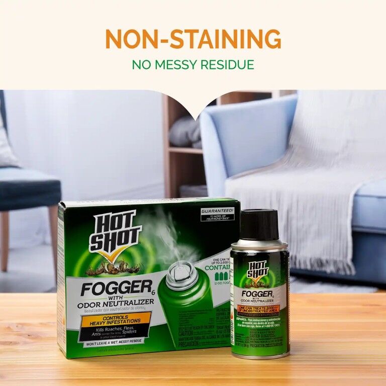 Hot Shot Fogger with Odor Neutralizer, 3-Pk